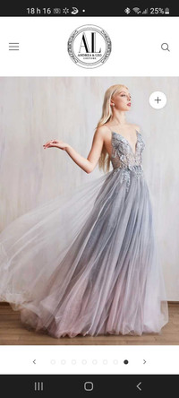 Magnifique robe de bal - Andrea and Lea A0850 -  Dress Size 0