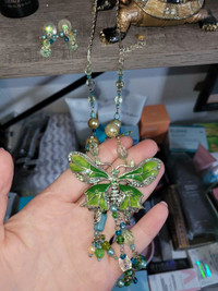 Butterfly Necklace With Earings