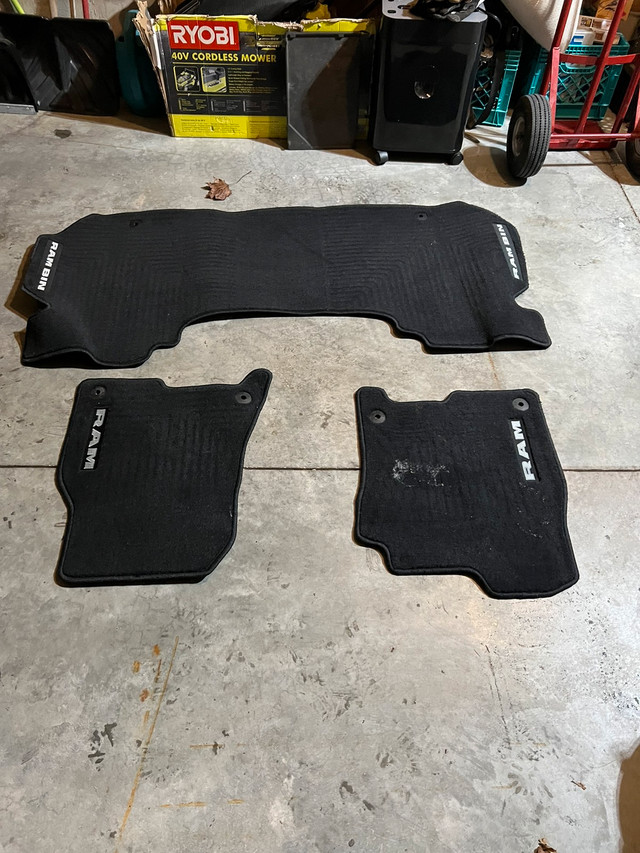 2020-2022 Ram 1500 Quad Cab 1st & 2nd row carpet mats! in Other Parts & Accessories in Kingston