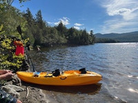 seat-on recreational tandem kayak