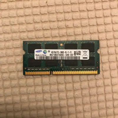 Samsung 4GB PC3 Laptop RAM, View more