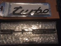New metal turbo decal, New porsche 944S2 plastic decal-$25 each