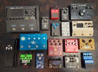 Several Effects Pedals