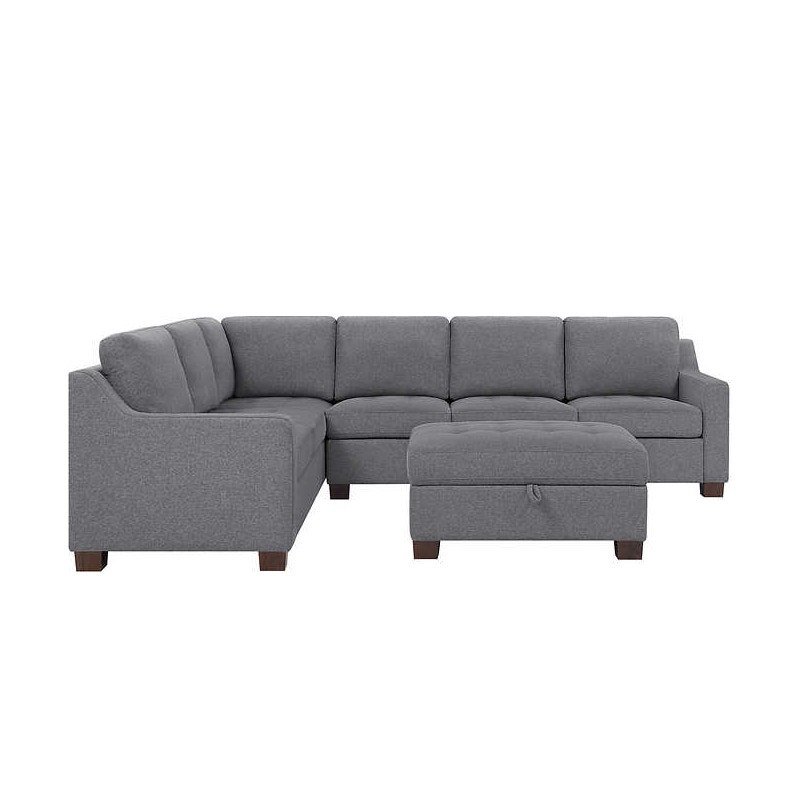 Thomasville 3 Pc Fabric Sectional With Ottoman Other St. Catharines