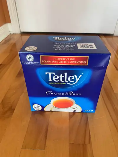 150 sachets de thé Orange Pekoe TETLEY pour 8$ ou 75 pour 5$ - D, View more