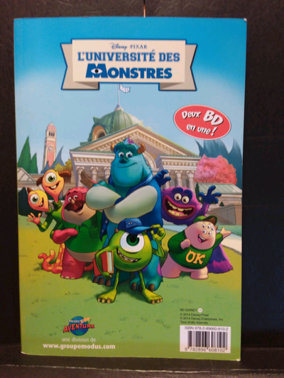 BD L'UNIVERSITÉ DES MONSTRES ET LES AVIONS , View more