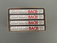 The Best of Bach Box Set 4 Cassettes Audio