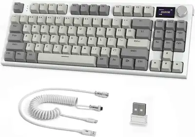 Mechanical Keyboard Tri-Mode Wireless Gaming Keyboard 75% Layout, View more