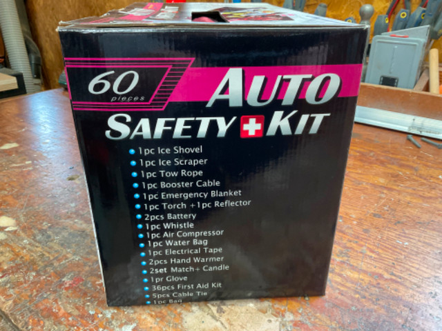 60 Piece Safemate Auto Safety Kit in Other in Tricities/Pitt/Maple