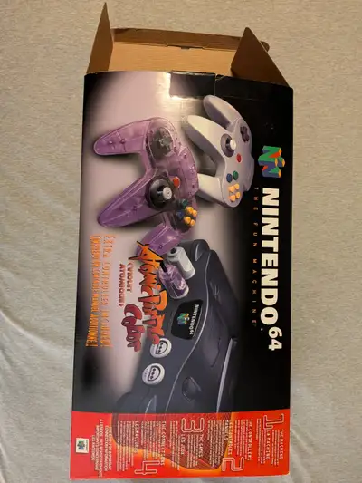 Nintendo 64 Atomic Purple **BOX ONLY**, View more