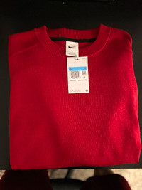 Nike Tiger Wood Collection Sweater  Red Navy