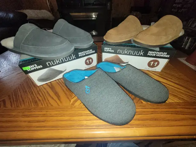 NEW (MENS) NUKNUUK & VERA COSY SLIPPERS in Men's Shoes in Bedford - Image 2