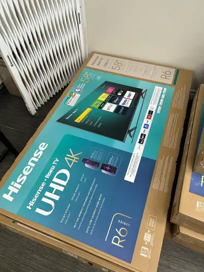 Hisense 58" 4K UHD Roku Smart TV HDR R6 Series, View more