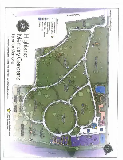 4 Beautiful cemetery plots in exquisitely well-maintained Highland Memory Gardens North York. These...