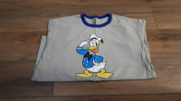 Disney Mickey Mouse Donald Duck Classic T-Shirt Gray Size L