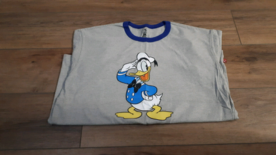 Disney Mickey Mouse Donald Duck Classic T-Shirt Gray Size L, View more