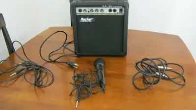 RX-100 Guitar Amplifier and Microphone Rocker music tools, View more