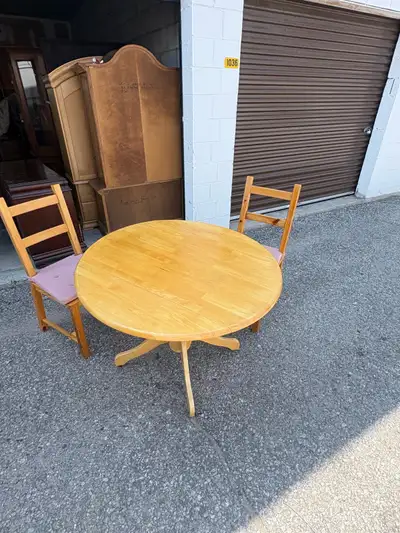 Free delivery used Drop-leaf Dining Table with 2 Chairs, View more
