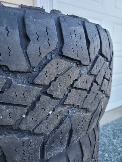 Used. Still enough tread left for the right vehicle
