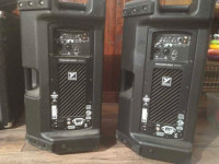 Two ps10p Yorkville powered speakers 