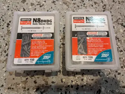 2x150-pack Nail 1-1/2"x0.131" (38.1 x 3.3mm) Hot Dip Galvanized, View more