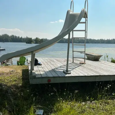Water Raft with slide, View more