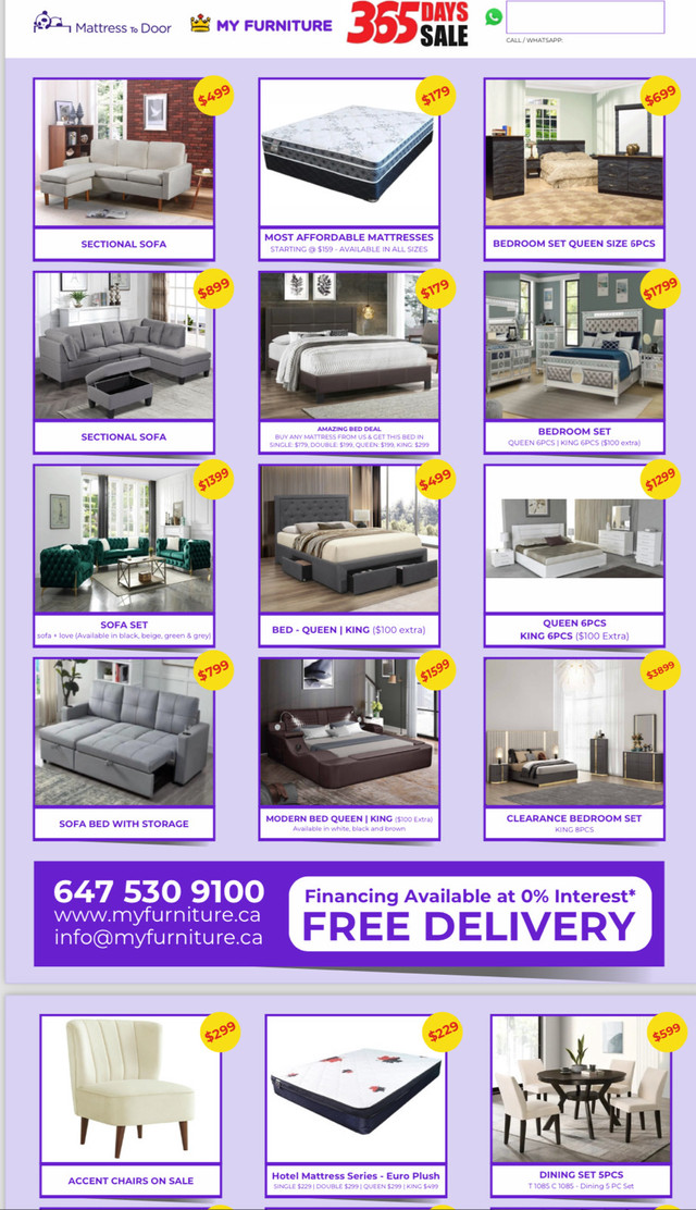 365 Days sale  in Beds & Mattresses in Hamilton - Image 4