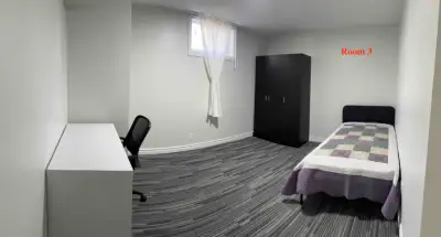 Newly renovated, bright and spacious basement rooms Bus-stop 3 minute-walk, Kennedy Station 15 minut...