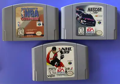 Jeux Nintendo 64 (25$ pour le lot), View more