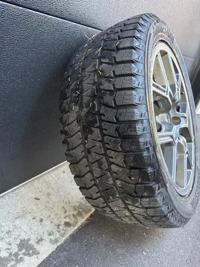 Bridgestone blizzak winter tires with alloy rims. Great condition. Only one season of use. Tire size...