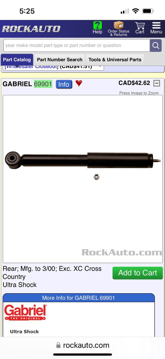 2000 Volvo V70 Front Strut Assemblies / Rear Shocks in Other Parts & Accessories in Nanaimo - Image 6