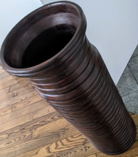 Modern Design Round Ring Shaped Floor Vase Artistic Sculpture