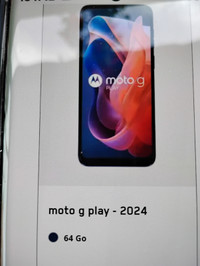 Cellulaire Moto G Play 2024