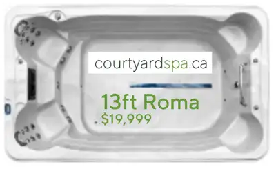 New 13ft-14ft-15ft-19ft-20ft Swim Spas In Stock -Fully Loaded KG, View more