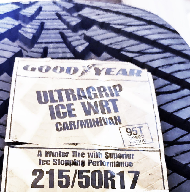 BRAND NEW Goodyear UltraGrip ICE WRT 215/50R17 95T $110 in Tires & Rims in Kitchener / Waterloo
