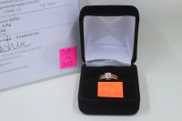14K Gold Solitaire Engagement Diamond Ring 0.57CT Size 7 (#1496)