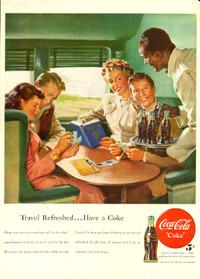 Large (10 ¼ x 13 ¼ ) 1948 full-page vintage ad for Coca-Cola
