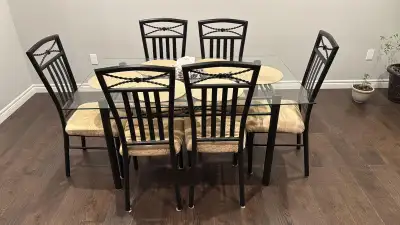 Dinning Table with 6 Chairs, View more