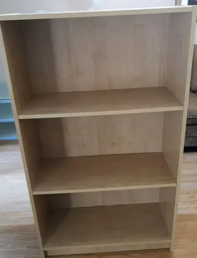 Wooden 3 Tier Bookcase With Adjustable Shelves, View more