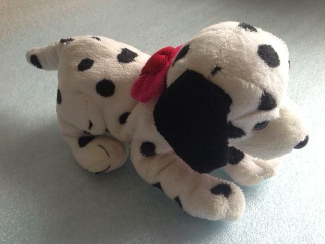 Puppy Dog Black & White Spots Plush Stuffed Animal Toy 7" in Toys & Games in Markham / York Region - Image 4