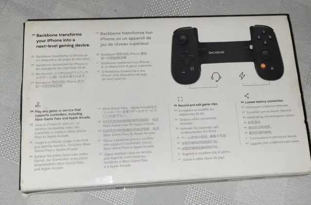 Original PS 1 - 30 game holder / Backbone One iphone controller in Older Generation in Red Deer - Image 9