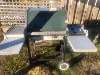 Weber silver b grill Barbecue works $70 cash or trade north delta