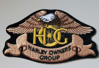 Vintage HOG Harley Owners Group Iron On  Jacket Patch 
