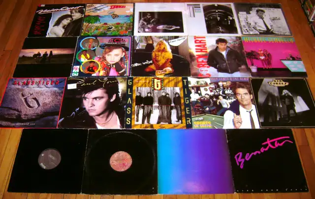 19 vinyles Classic Rock Pop 80s