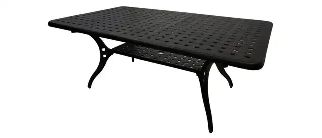 Outdoor Patio Furniture Cast Aluminum Extending Dining Table in Patio & Garden Furniture in Oakville / Halton Region - Image 3