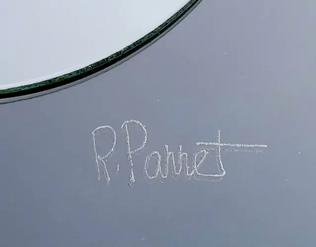 Vintage Smoked Glass Calla Lily Wall Mount Mirror by R. Parret! in Home Décor & Accents in London - Image 4