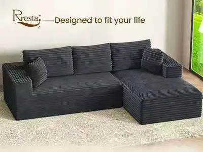 Brand New Modern Sectional Compressed Sofa Special $299, View more