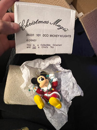 DCO grolier ornaments disney Minnie or Mickey Mouse new old stk 