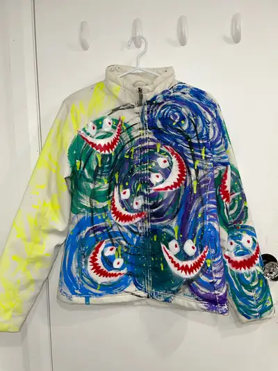 Hand Painted Winter Jacket, View more