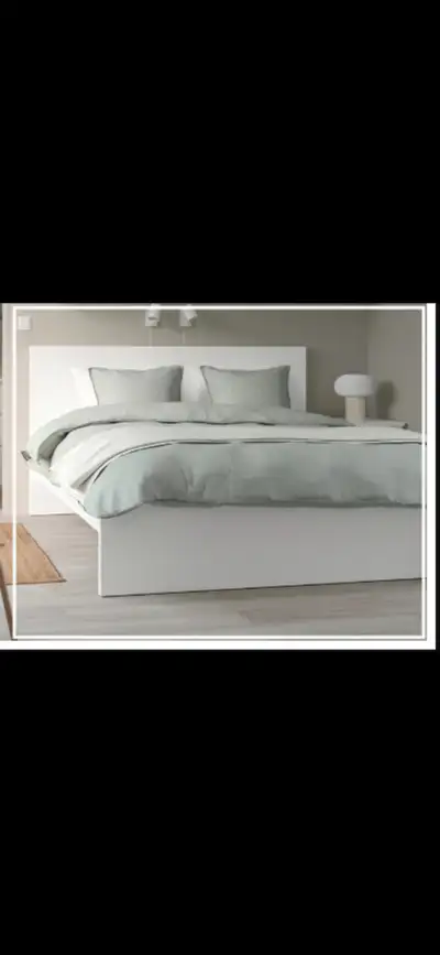 Moving sale. Like new IKEA Queen Size Bed and Mattress., View more
